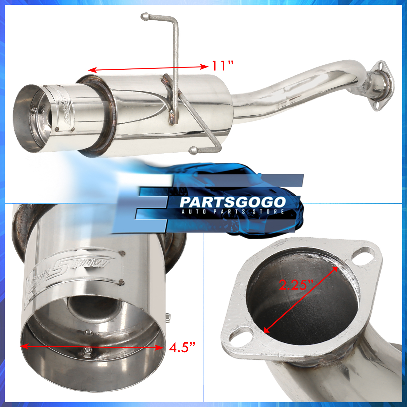 For 02-06 Acura RSX Type S 2.25